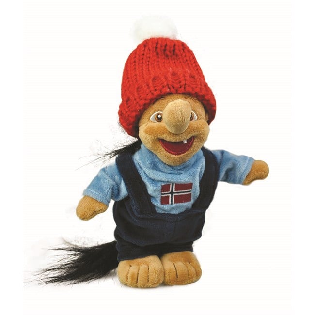 Plush troll blå