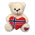 Stor bamse med Norgehjerte