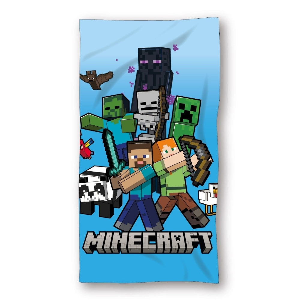 Minecraft badehåndkle